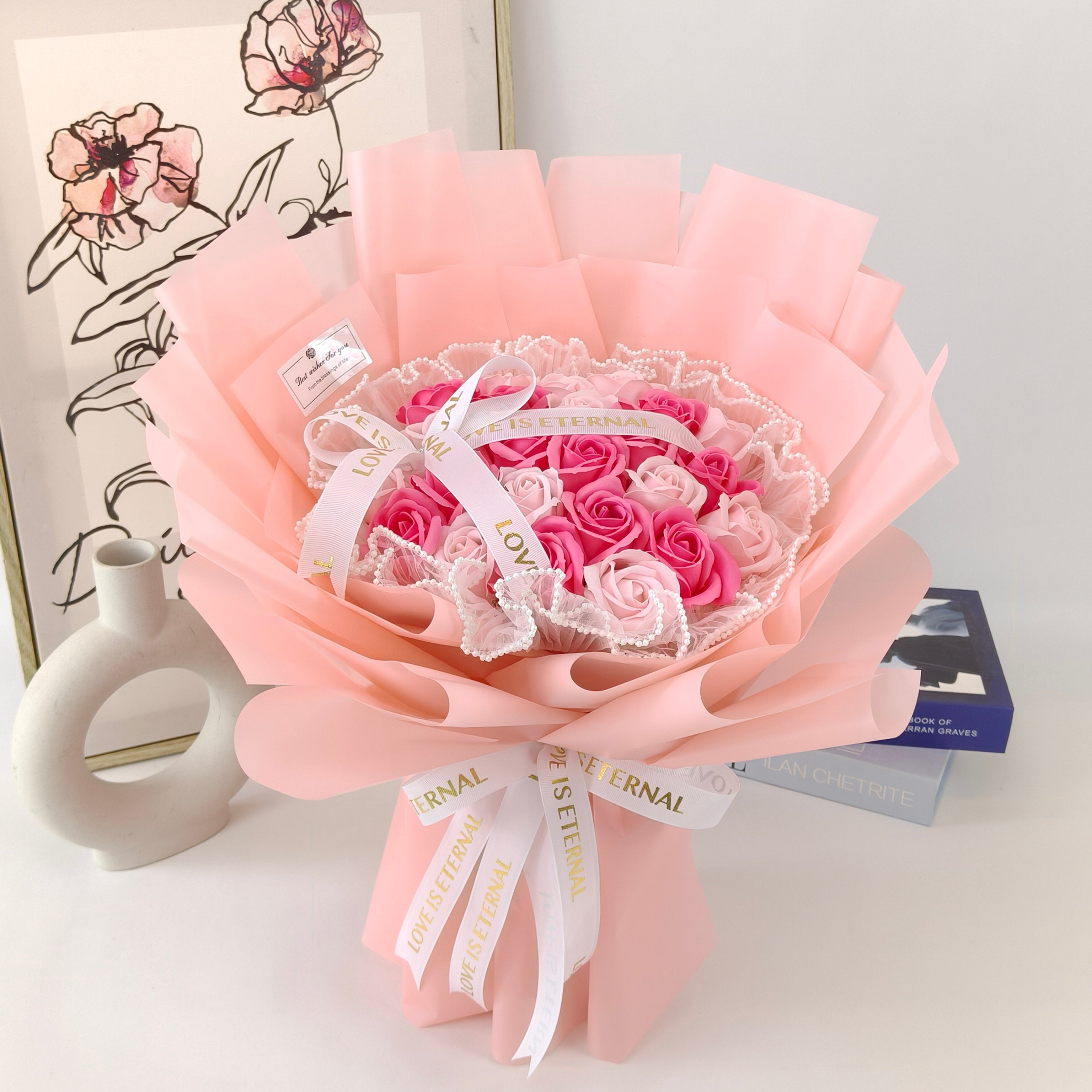 Celestial Touch - Soap Flower Bouquet