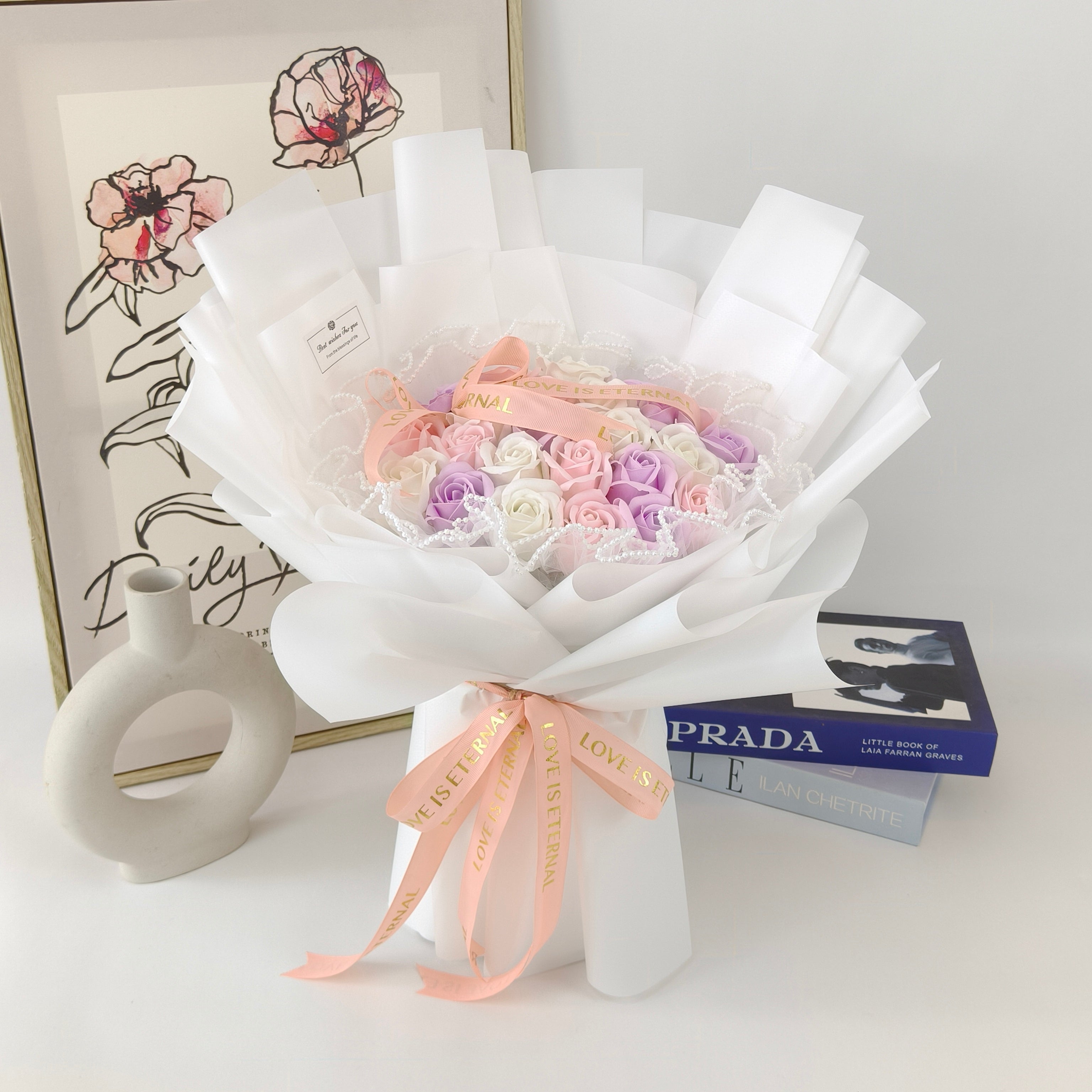 Celestial Touch - Soap Flower Bouquet