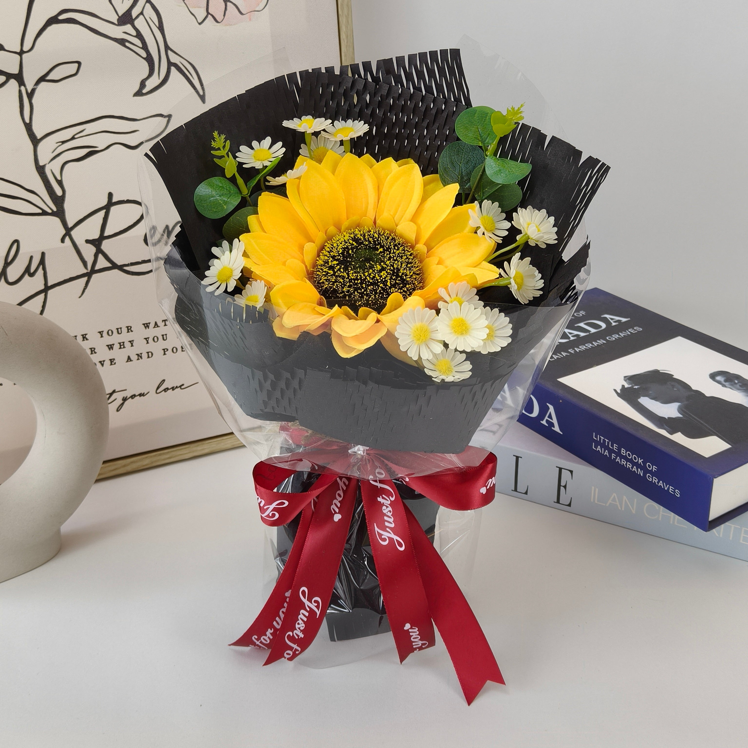 The Only Sun - Artificial Flower Fusion Bouquet