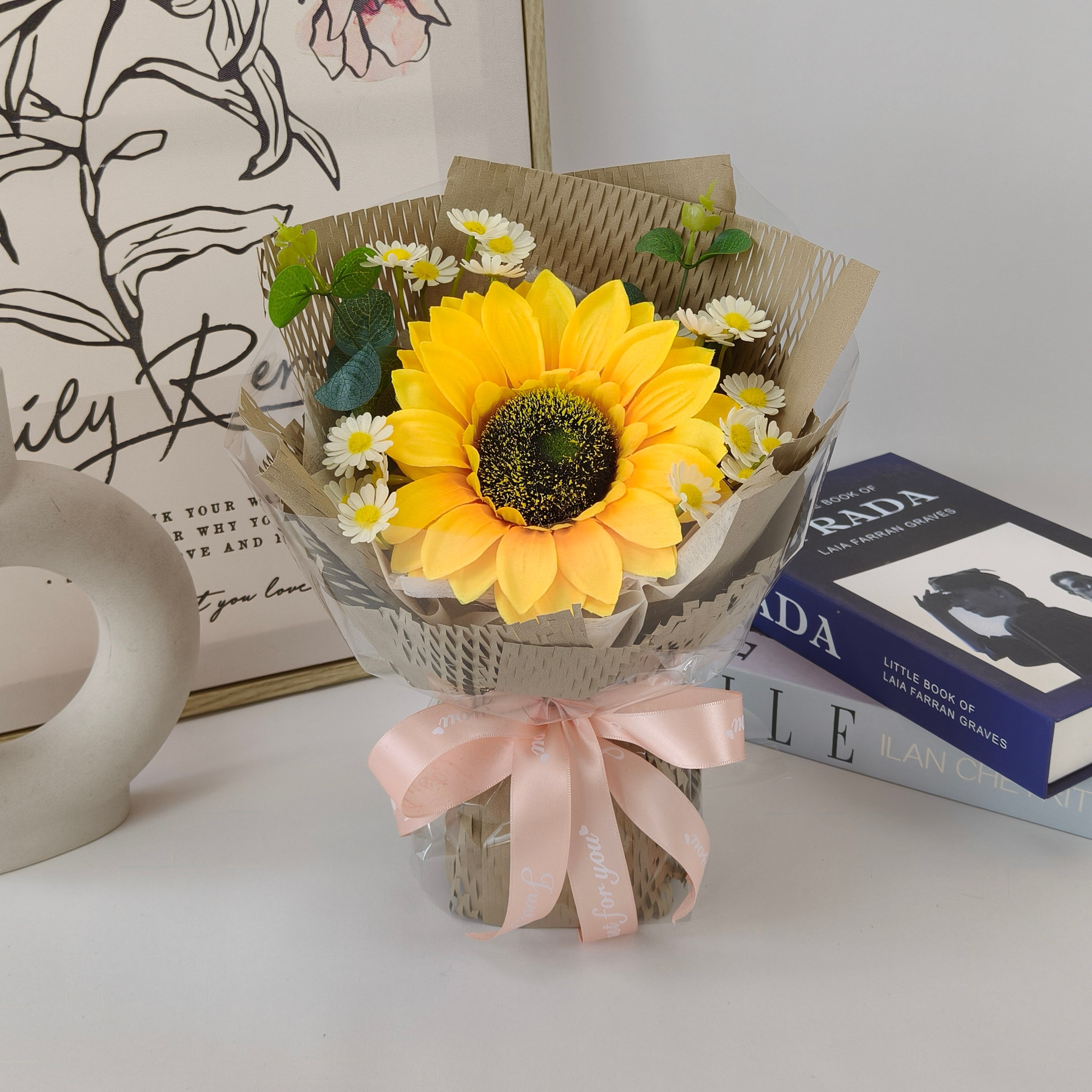 The Only Sun - Artificial Flower Fusion Bouquet