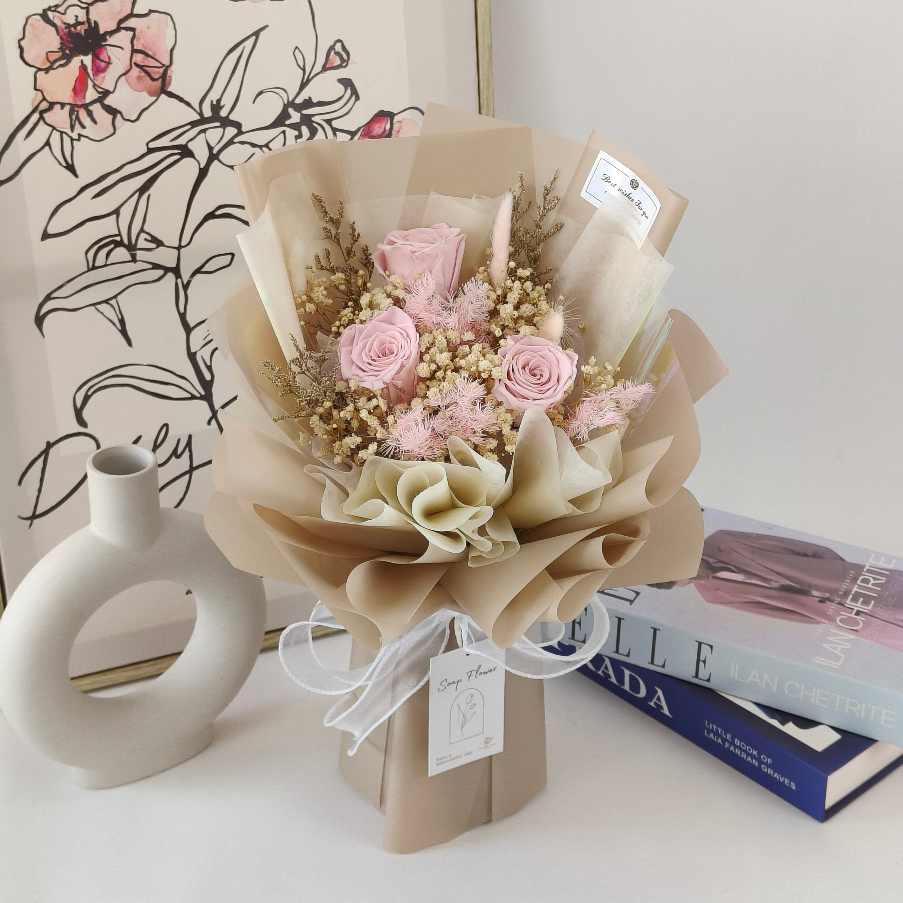 Affection’s Glow - Preserved Flower Bouquet