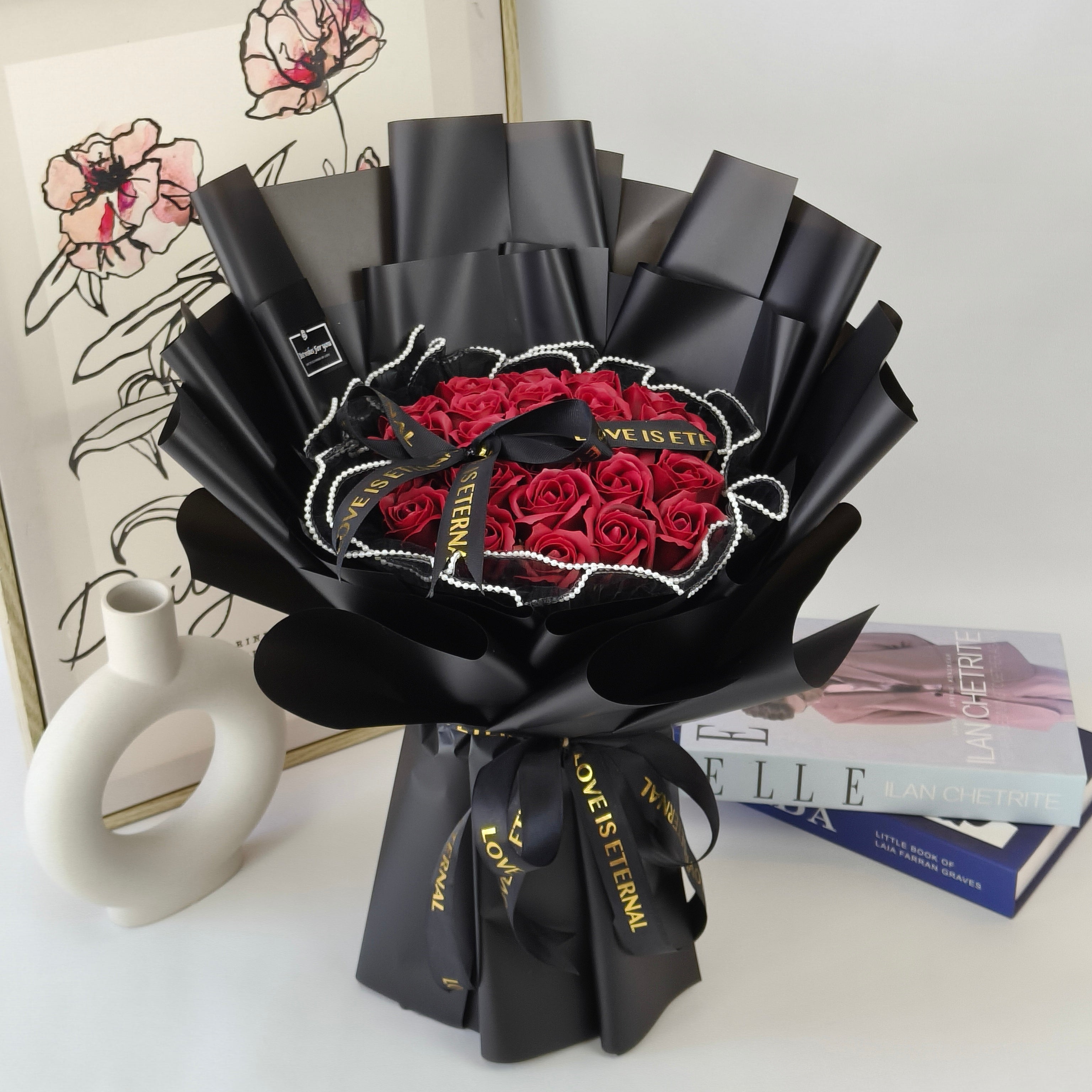 Celestial Touch - Soap Flower Bouquet