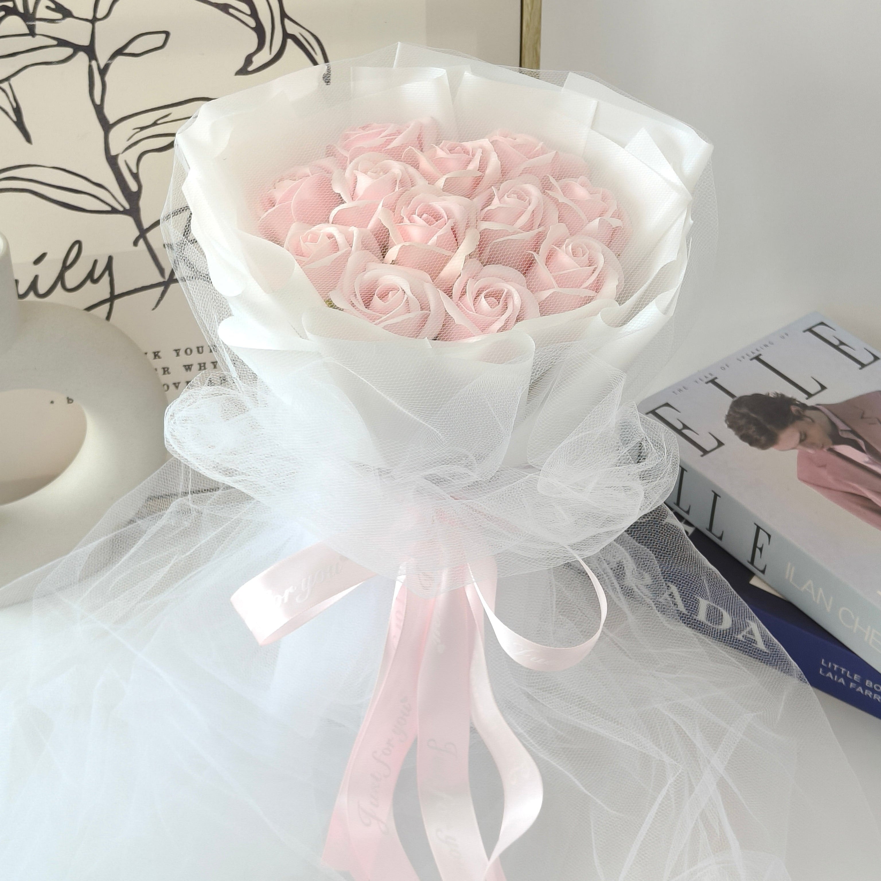 Serenity of Affection - Soap Flower Bouquet