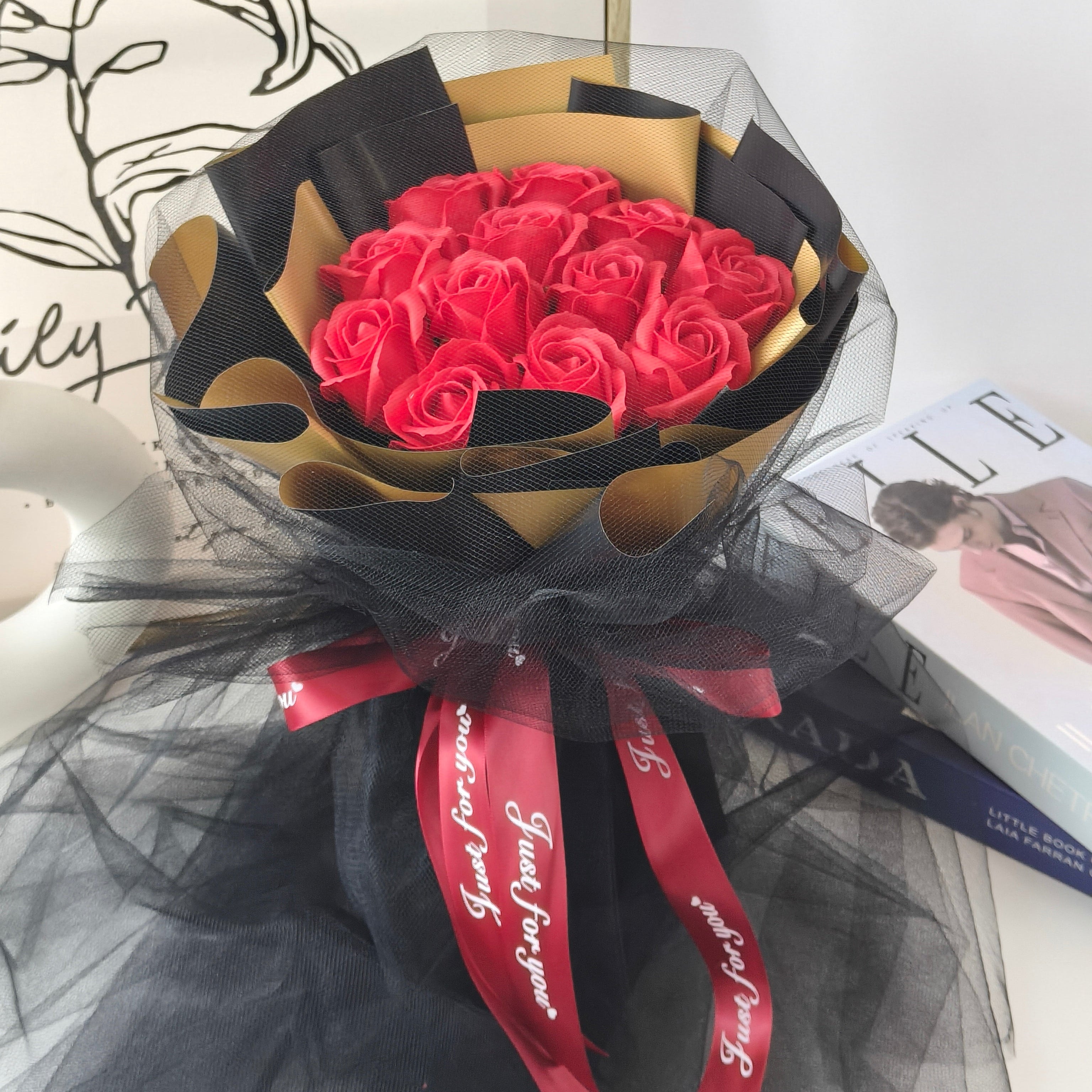 Serenity of Affection - Soap Flower Bouquet