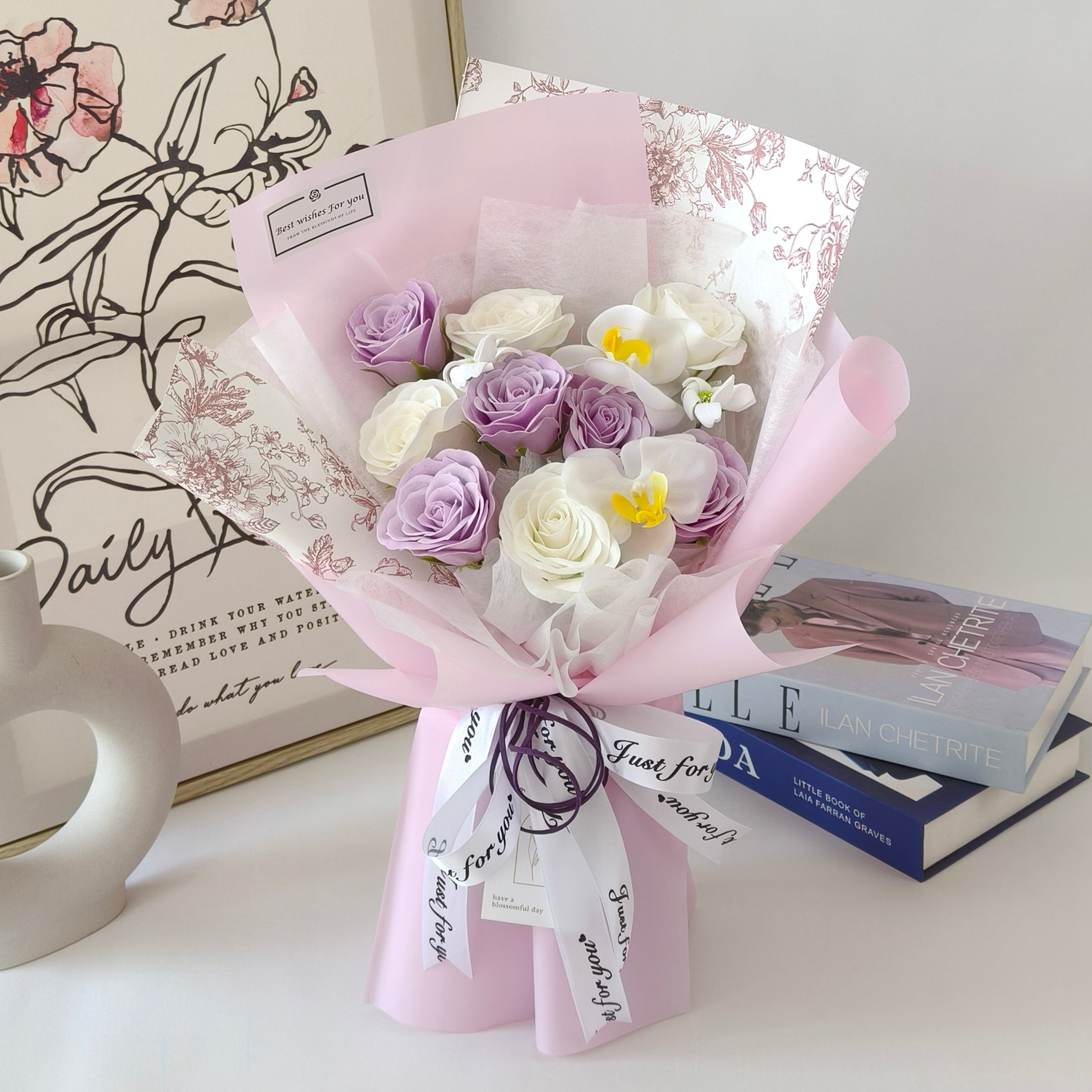 Gentle Petals - Soap Flower Bouquet