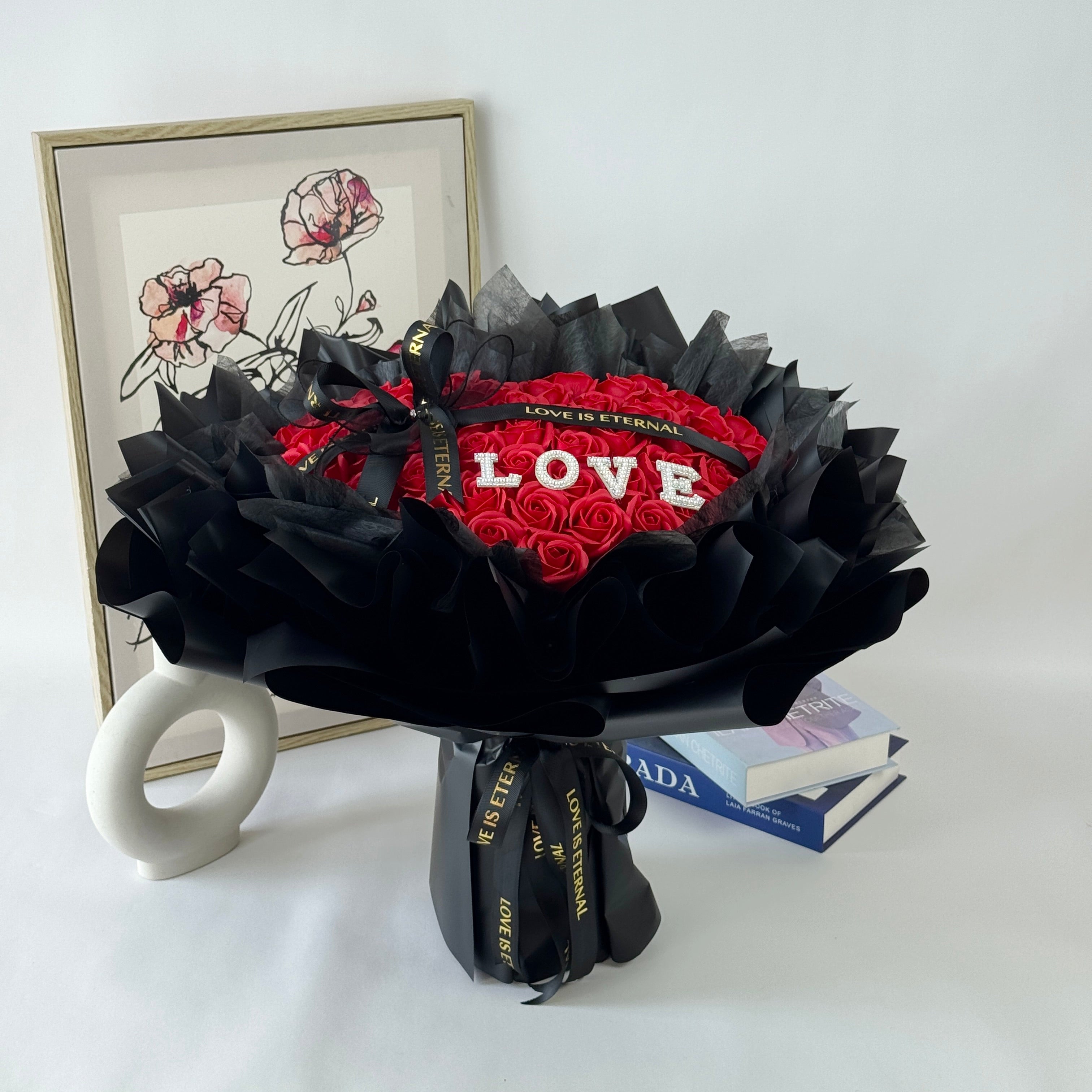 Most Tresured Love - Soap Flower Bouquet
