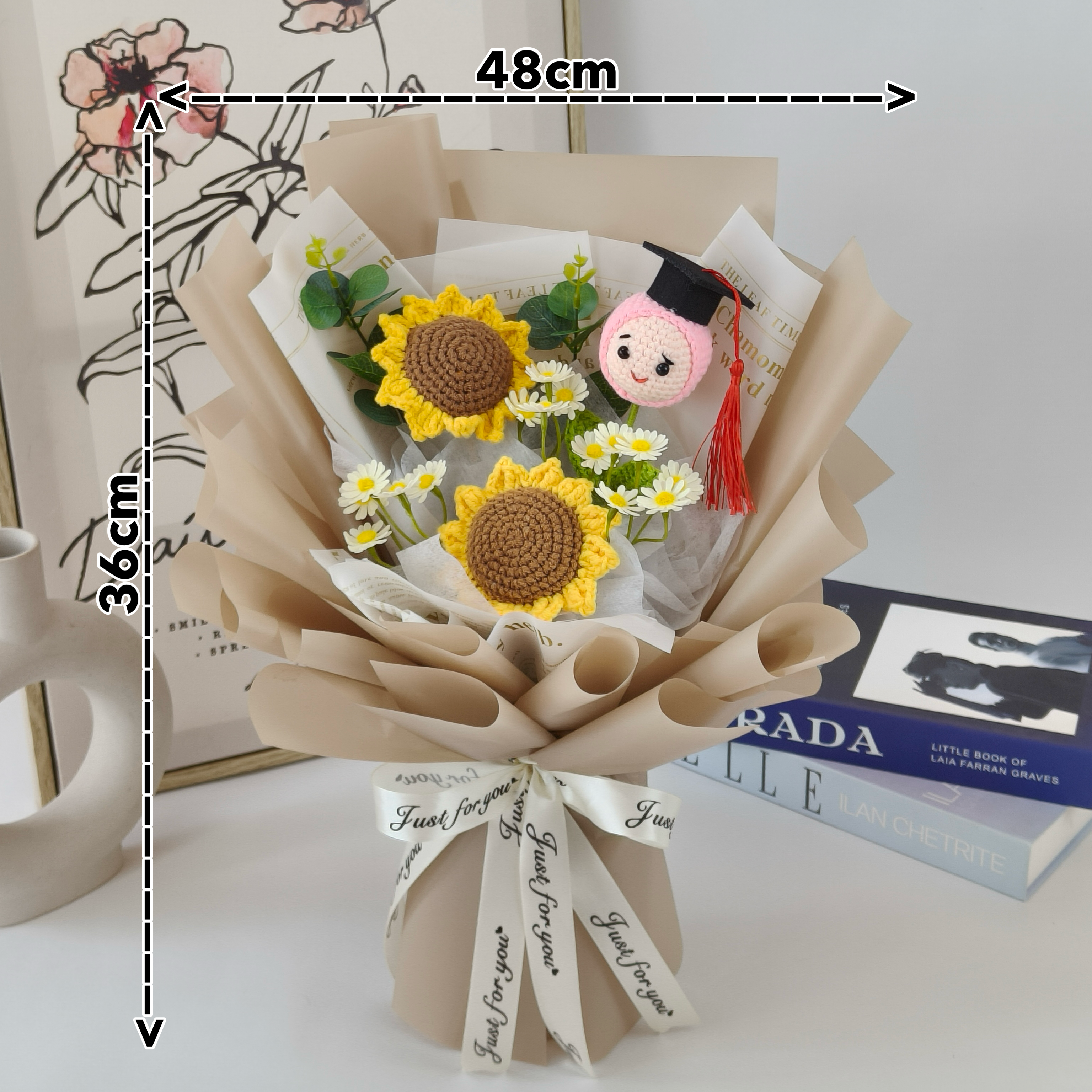 Threaded Bloom - Crochet Flower Fusion Bouquet