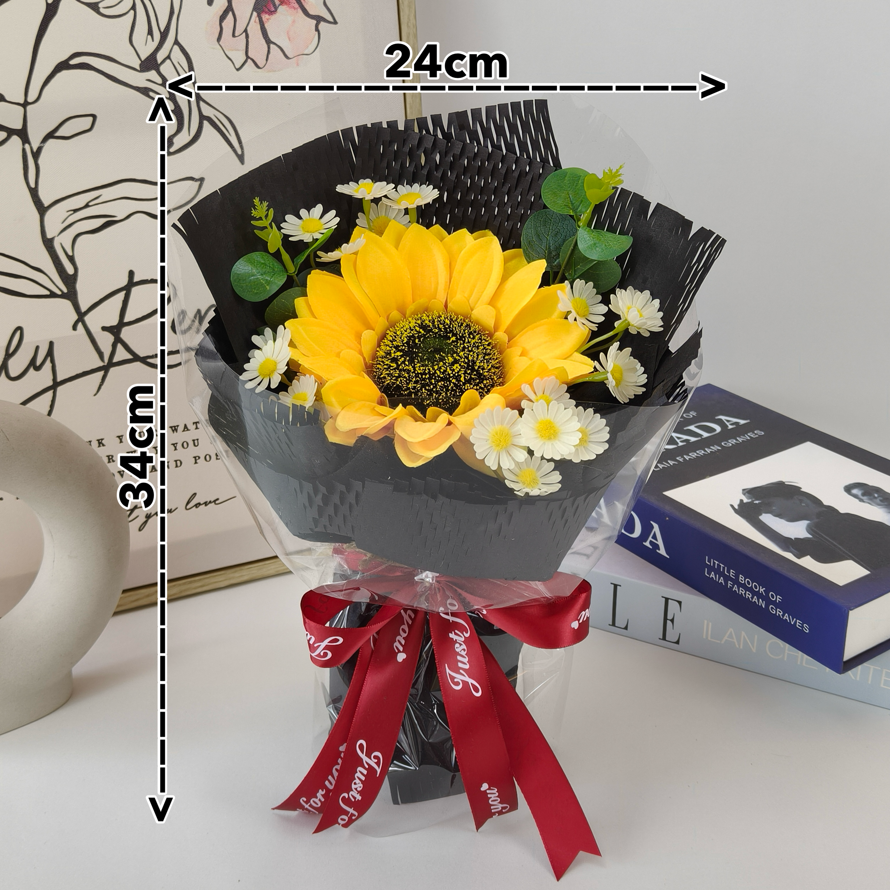 The Only Sun - Artificial Flower Fusion Bouquet