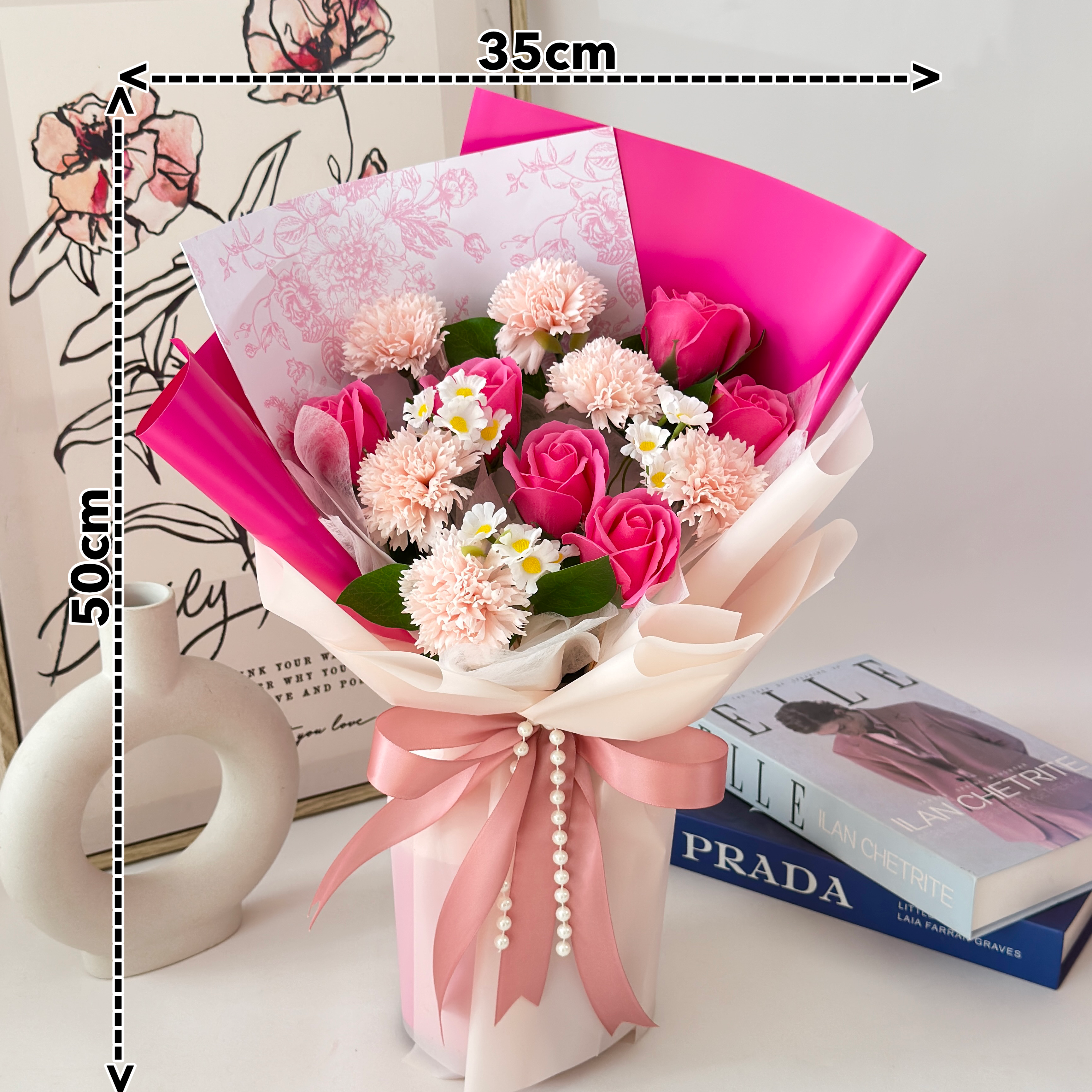 Gentle Grace - Soap Flower Bouquet