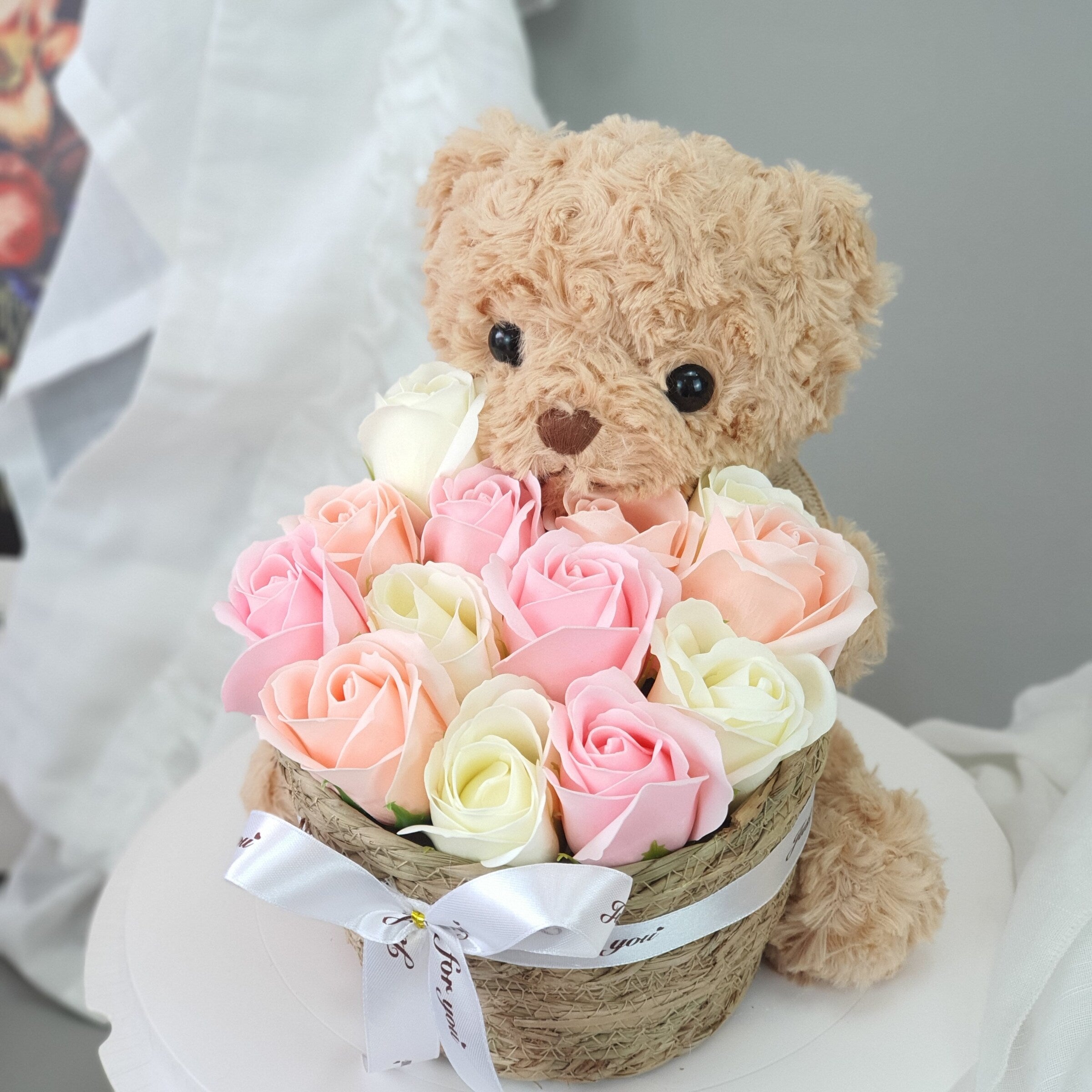 Care Bear - Soap Flower Fusion Bouquet-Soap Flower-12 stalks-Mix-1-DeFairy Tales