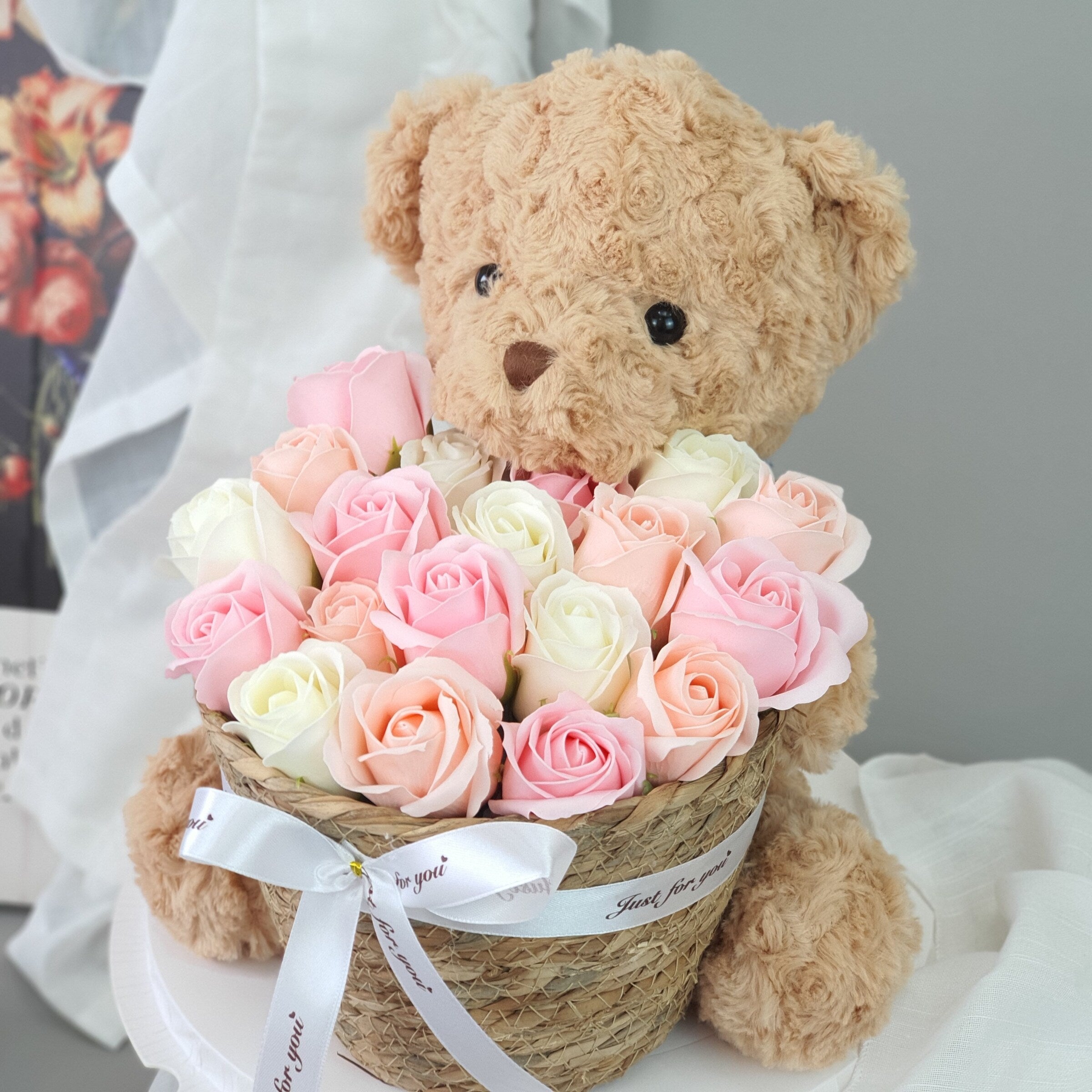 Care Bear - Soap Flower Fusion Bouquet-Soap Flower-19 stalks-Mix-1-DeFairy Tales