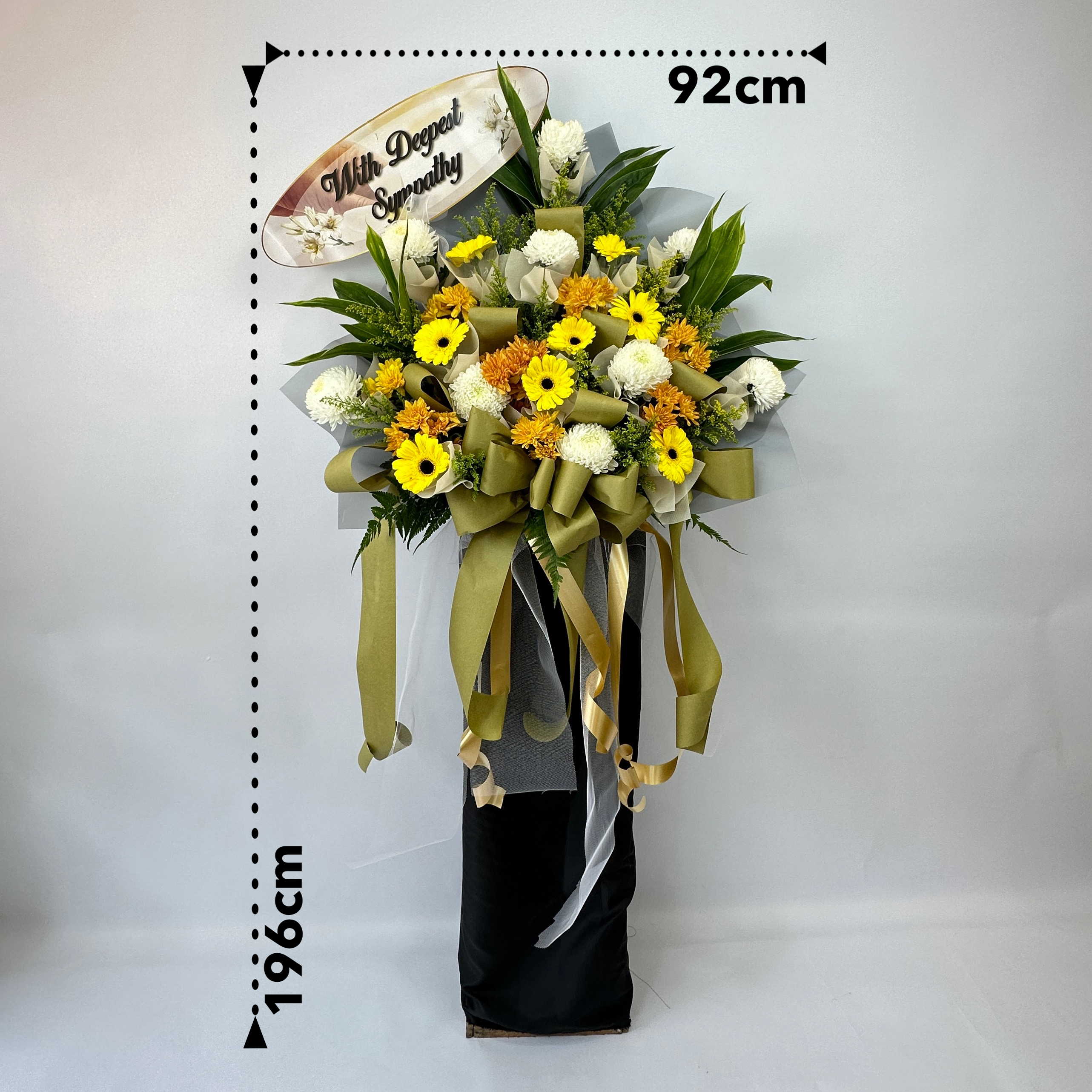 Condolence Fresh Flower Stand - 015-Fresh Flower-Mix-DeFairy Tales