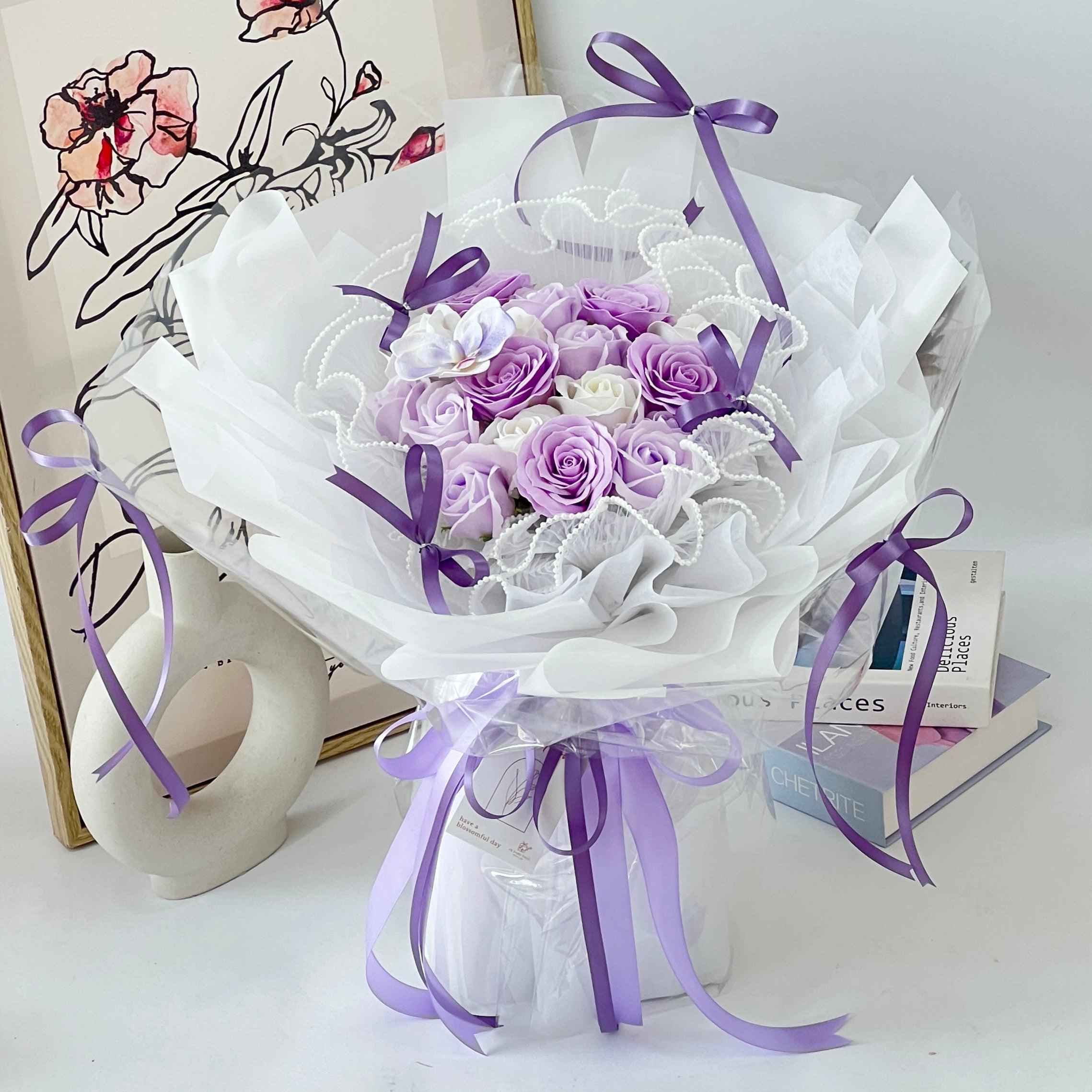 Dreamy - Soap Flower Bouquet-Soap Flower-17 stalks-Mix-De Fairy Tales