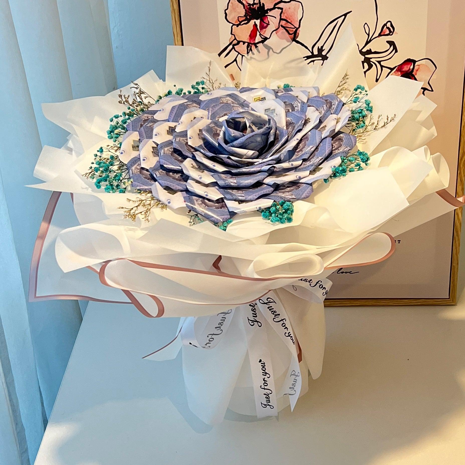 Forget Me Not - Money Flower Bouquet-Money Flower Bouquet-RM30.00-De Fairy Tales