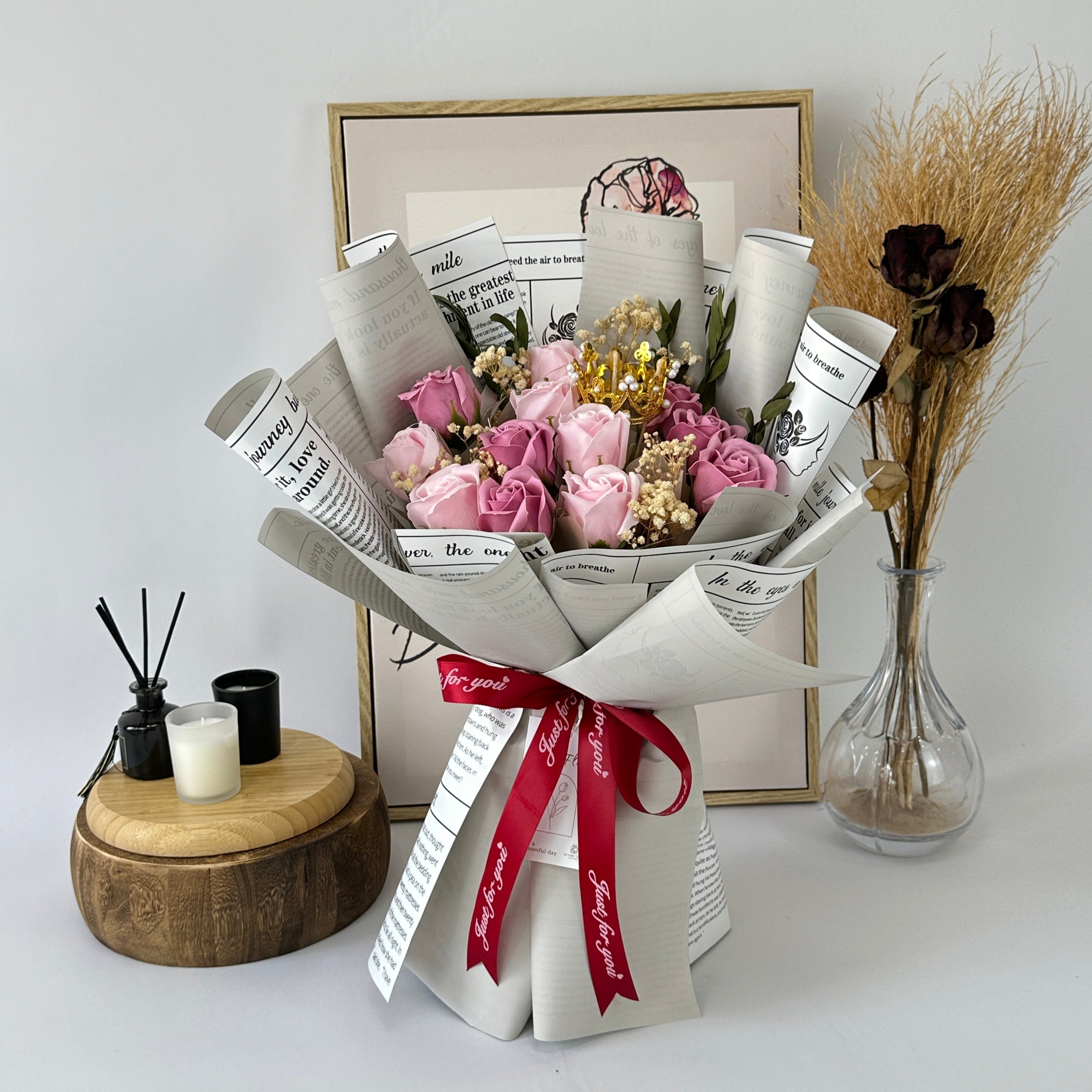 Lasting Embrace - Soap Flower Bouquet