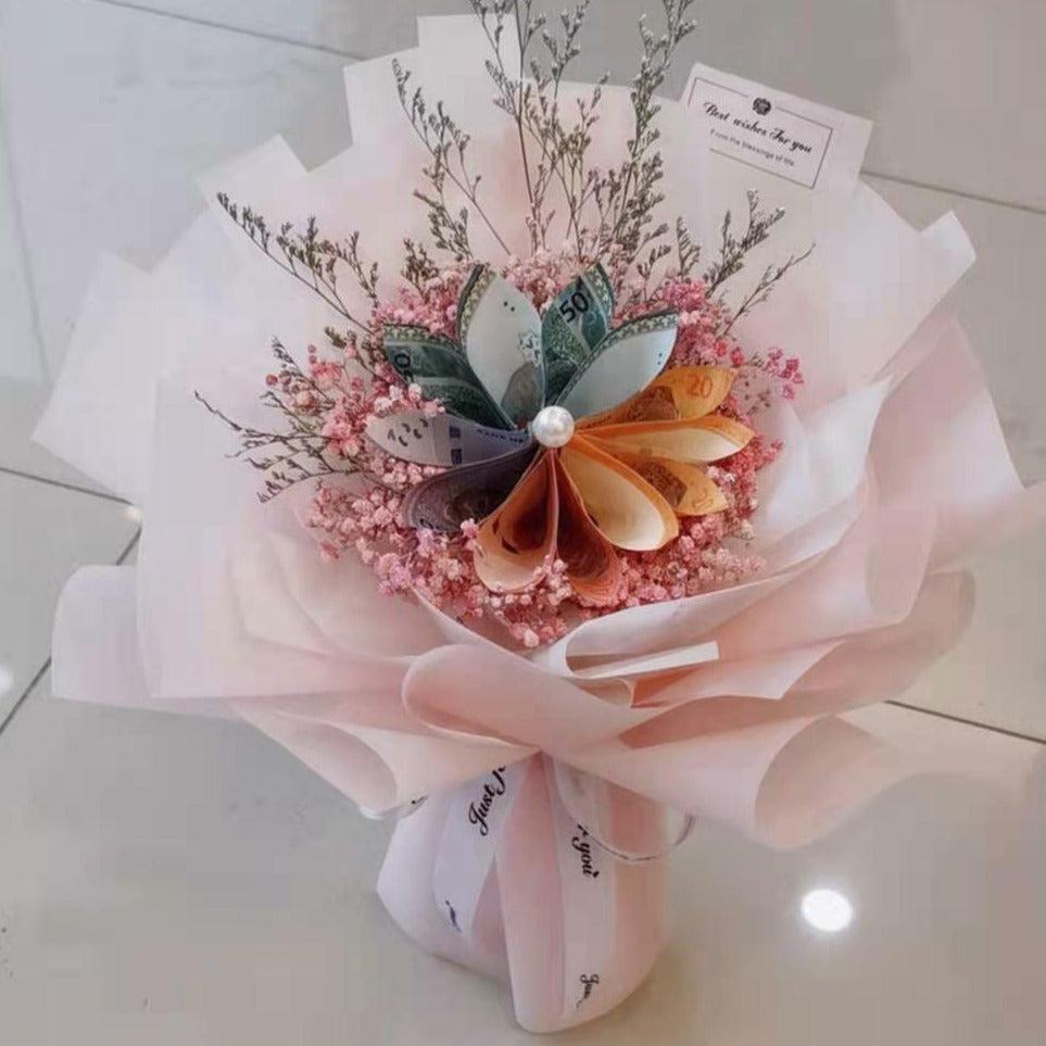 Lavish Daisy - Money Flower Bouquet-Money Flower Bouquet-RM250.00-DeFairy Tales