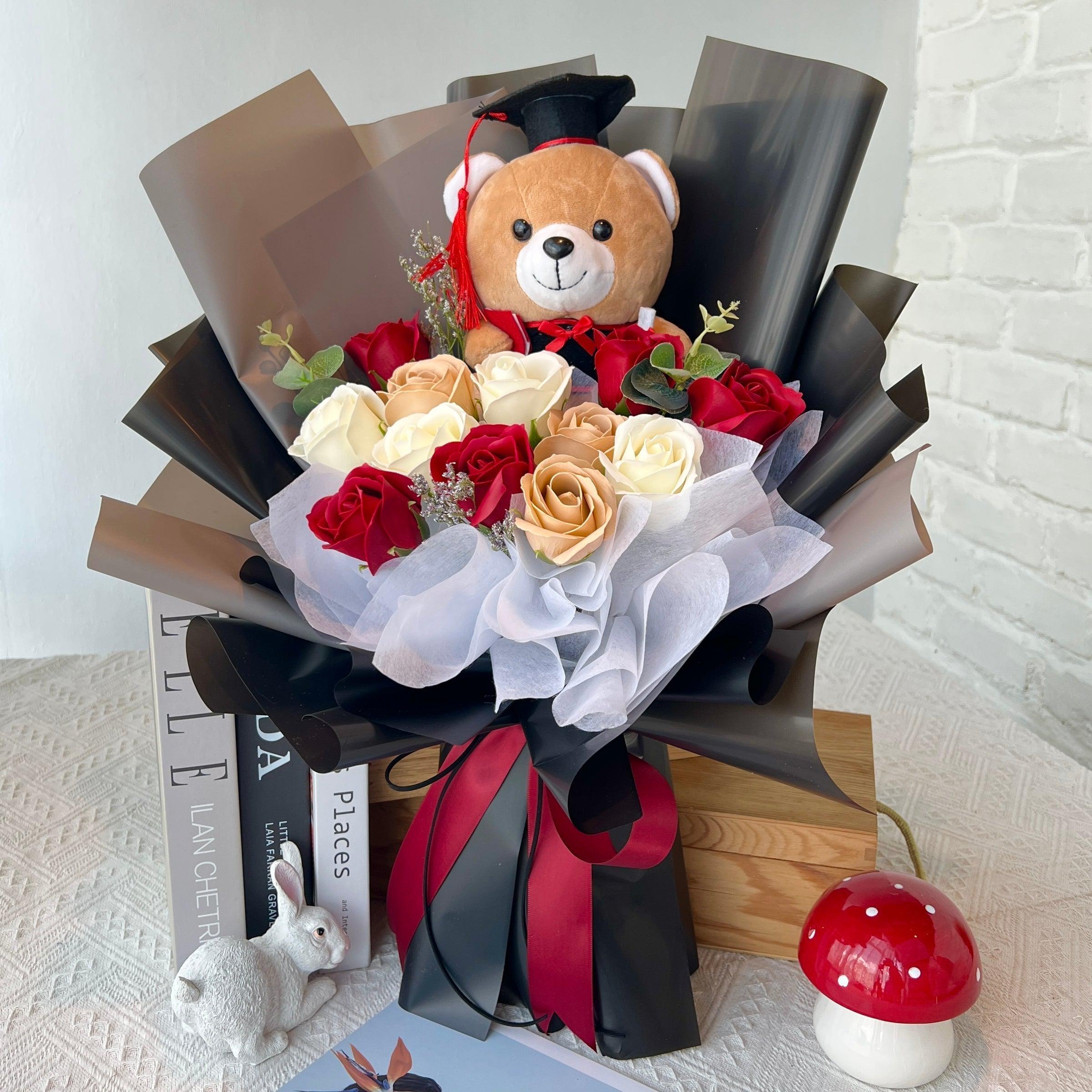 Milestone - Soap Flower Fusion Bouquet-Soap Flower-12 stalks-Mix-2-De Fairy Tales