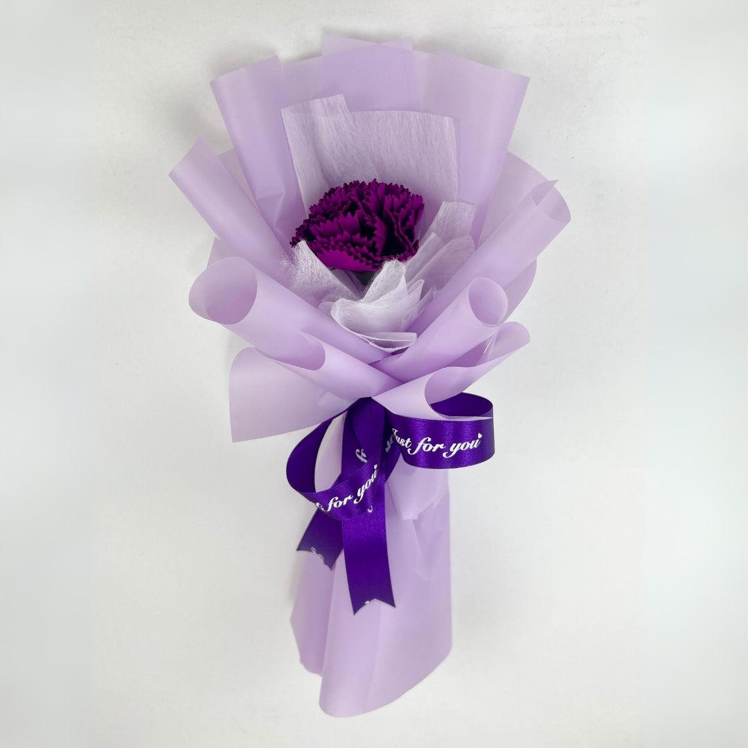 Pure Bliss - Soap Flower Bouquet-Soap Flower-1 stalk-Purple-1-DeFairy Tales