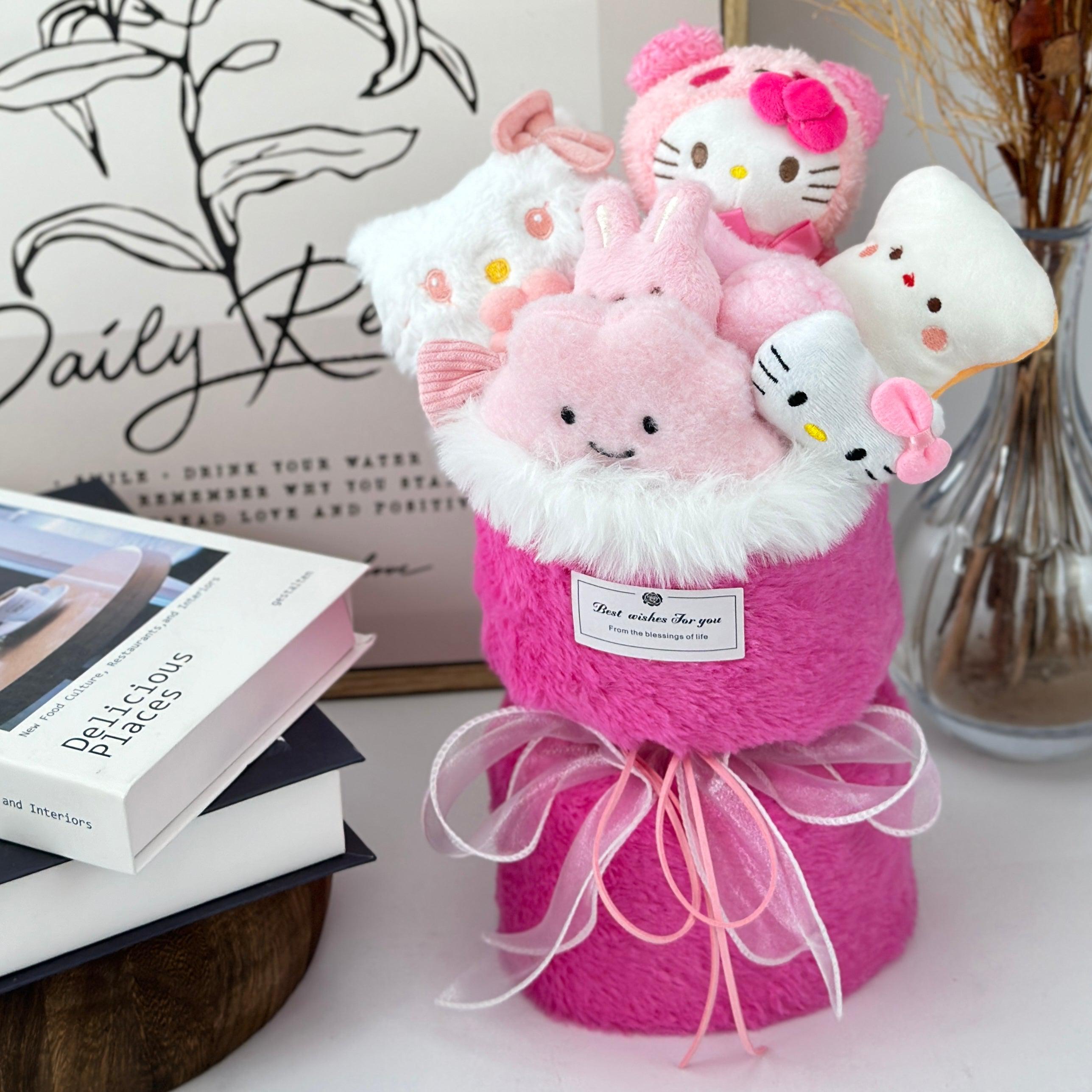 Sanrio Medley - Plushie Fusion Bouquet-Fusion Floral Arrangement-XS-Mix-1-DeFairy Tales