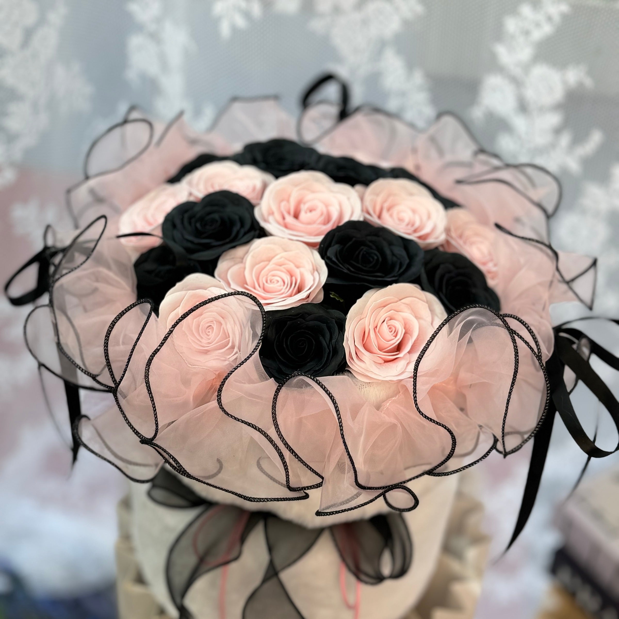 Soulful Connection - Seven Layer Soap Flower Bouquet-Soap Flower-19 stalks-Mix-1-DeFairy Tales