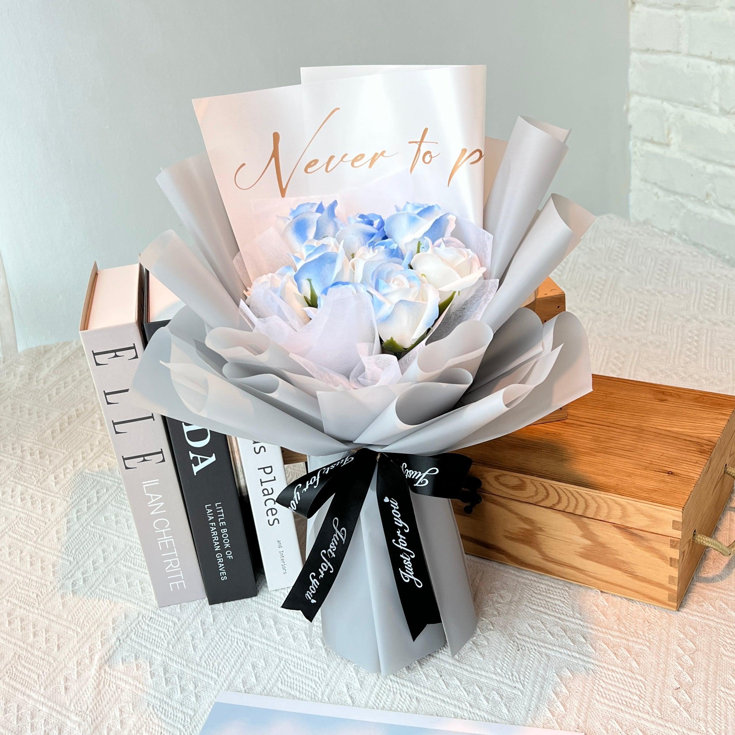 Tender Embrace - Soap Flower Bouquet-Soap Flower-9 stalks-Mix-1-De Fairy Tales