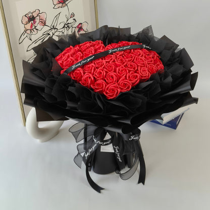 Fiery Embrace - Soap Flower Bouquet