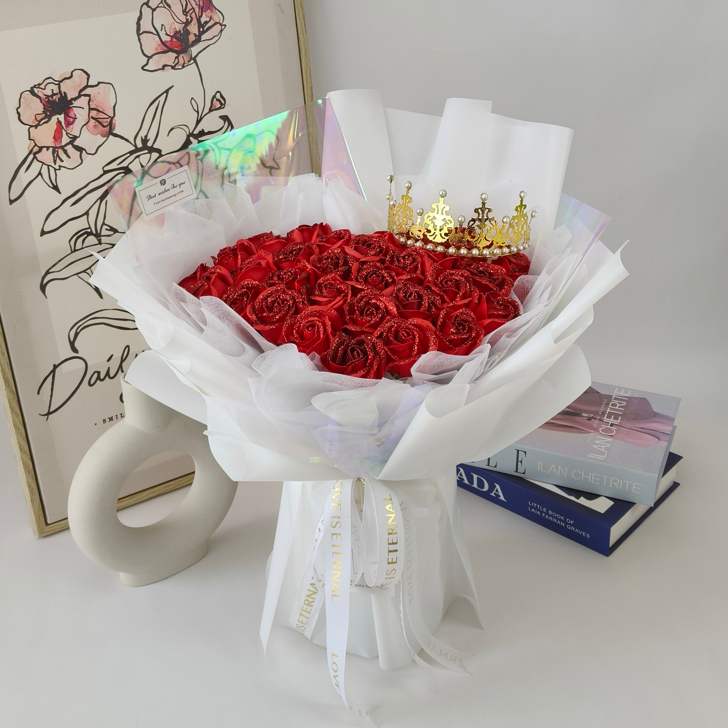 Glistering Love- Soap Flower Bouquet