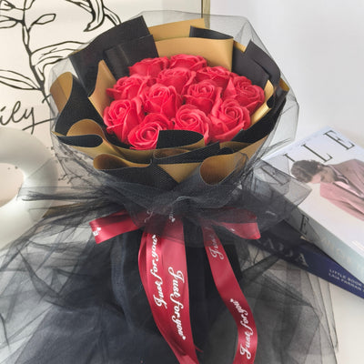 Serenity of Affection - Soap Flower Bouquet