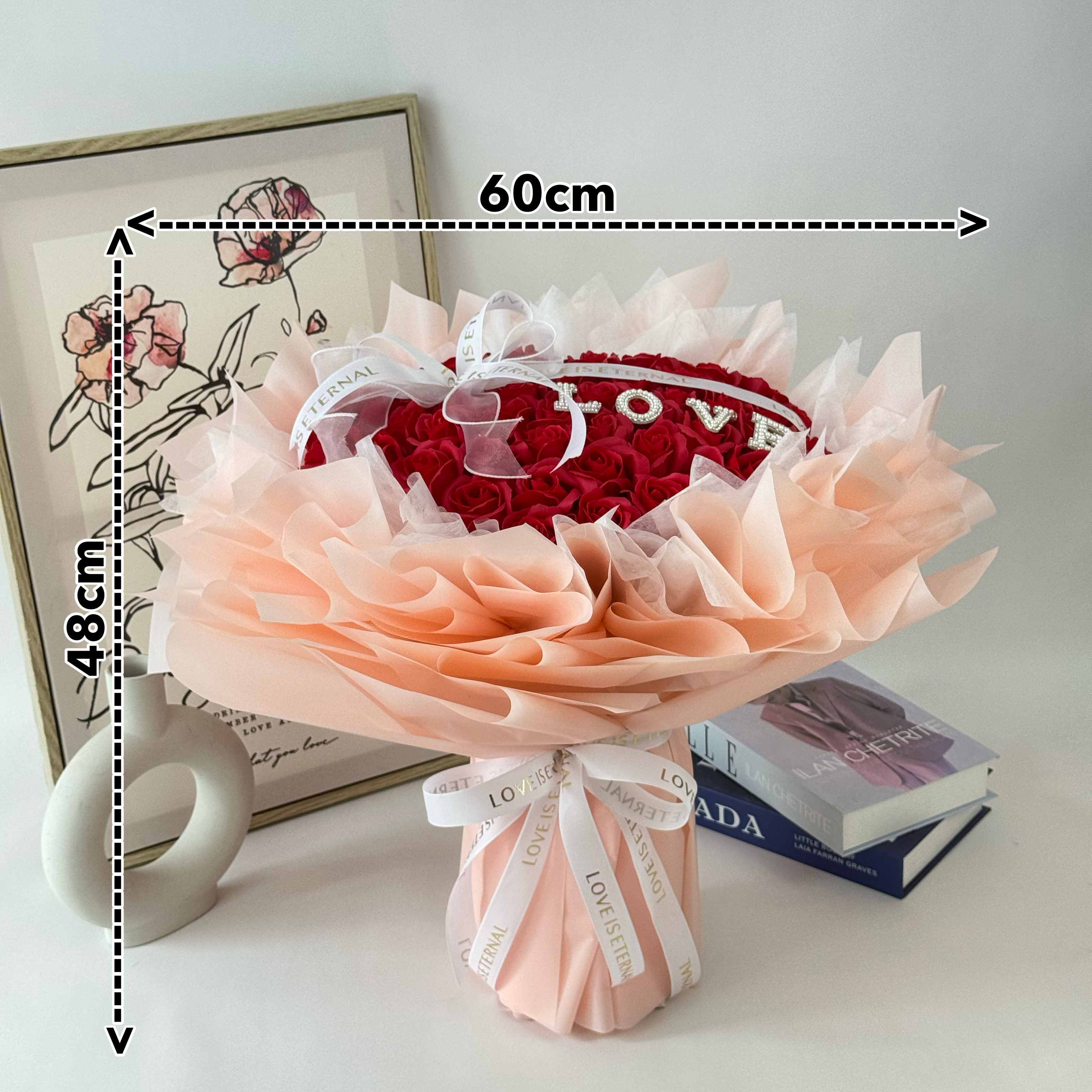 Most Tresured Love - Soap Flower Bouquet