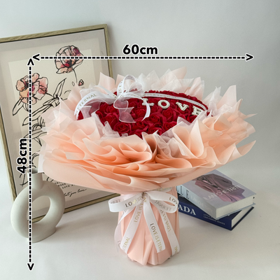 Most Tresured Love - Soap Flower Bouquet