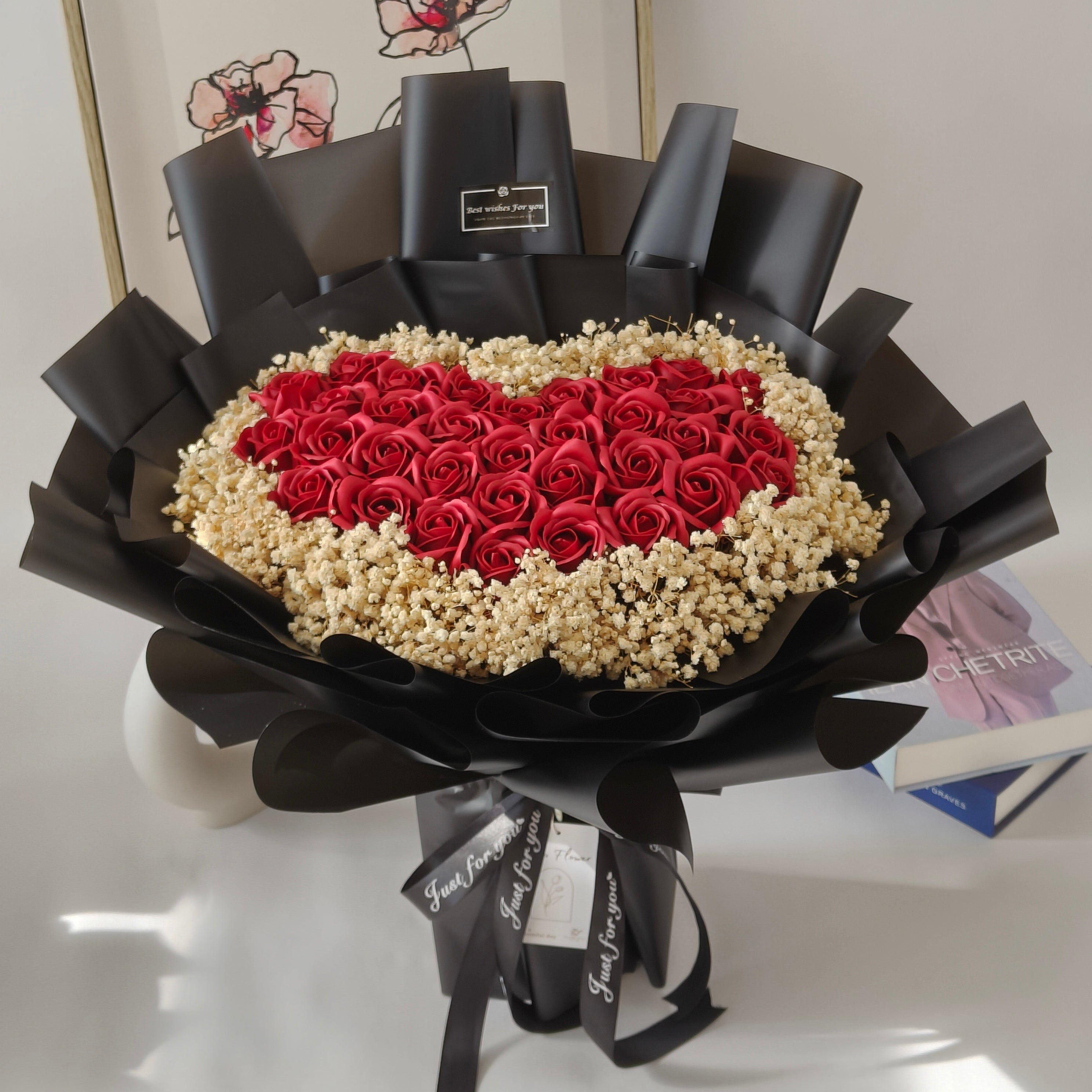 Breath of Roses - Soap Flower Bouquet