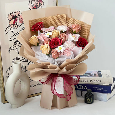 Blossom Symphony - Soap Flower Bouquet-Soap Flower-12 stalks-Mix-1-De Fairy Tales