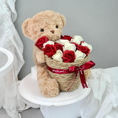 Care Bear - Soap Flower Fusion Bouquet-Soap Flower-12 stalks-Mix-1-De Fairy Tales
