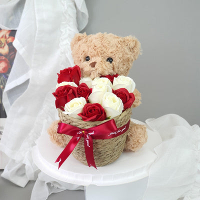 Care Bear - Soap Flower Fusion Bouquet-Soap Flower-12 stalks-Mix-1-De Fairy Tales