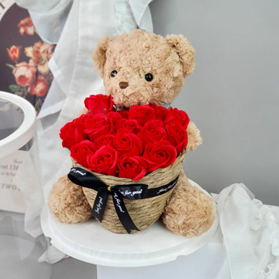 Care Bear - Soap Flower Fusion Bouquet-Soap Flower-12 stalks-Mix-1-De Fairy Tales