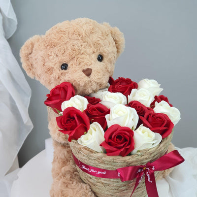 Care Bear - Soap Flower Fusion Bouquet-Soap Flower-19 stalks-Mix-2-De Fairy Tales