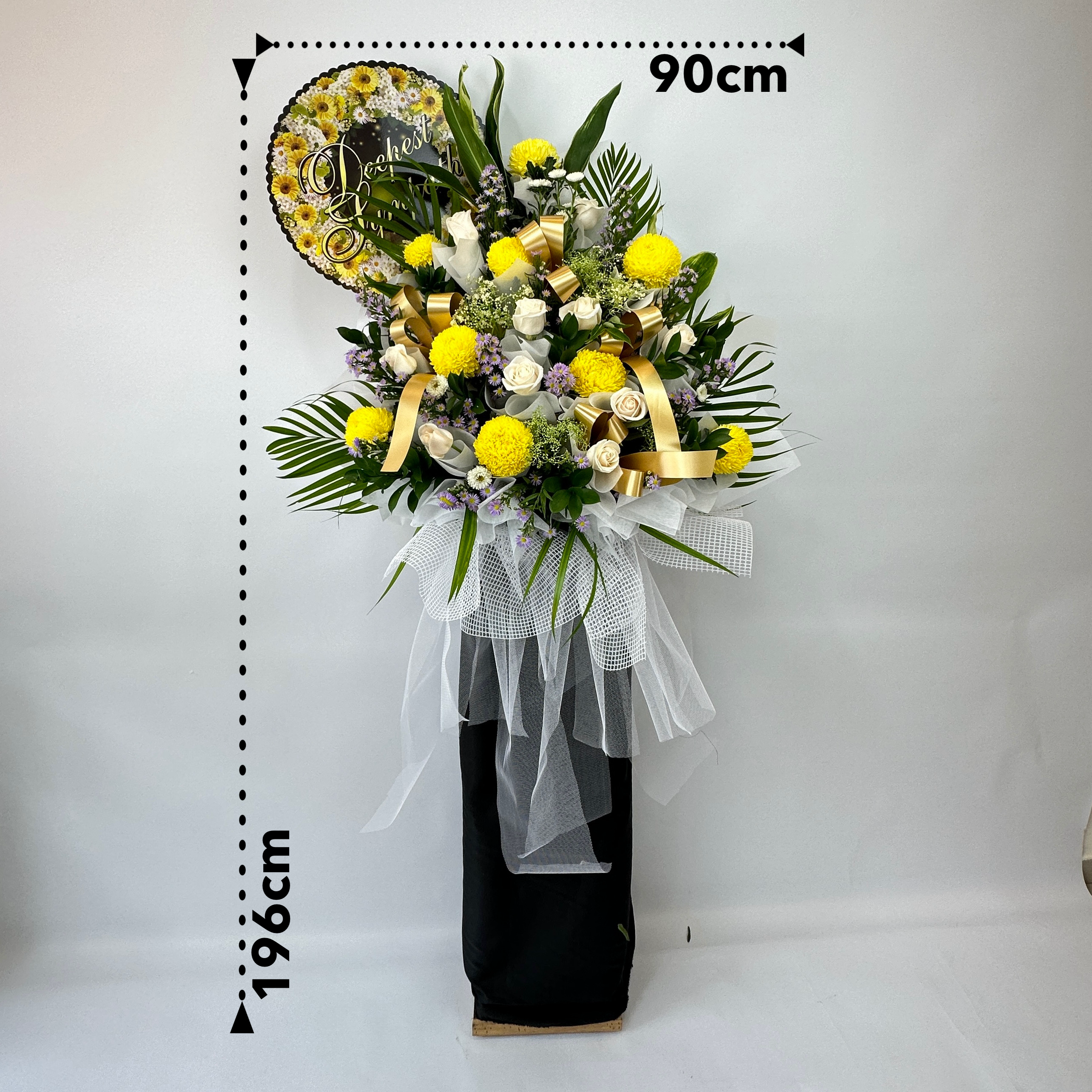 Condolence Fresh Flower Stand - 022-Fresh Flower-Mix-DeFairy Tales