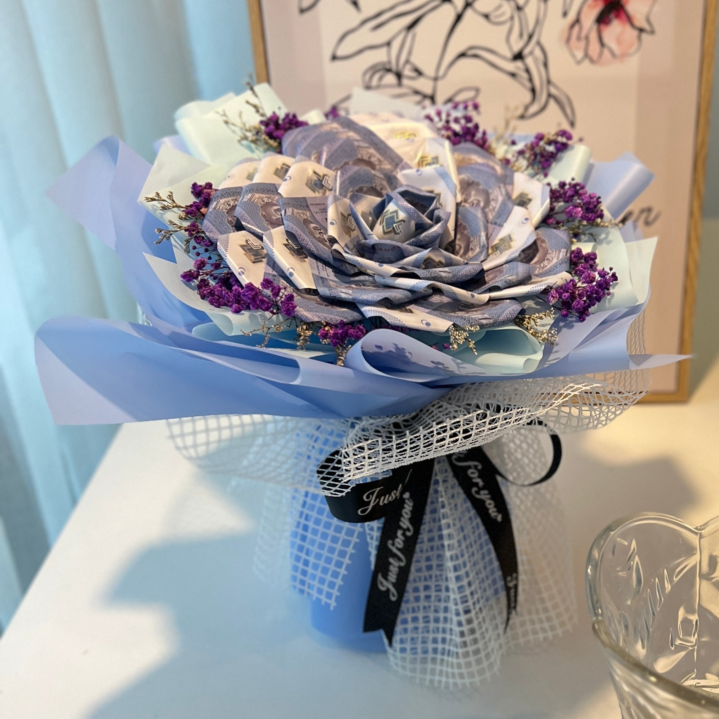 Delicate Love - Money Flower Bouquet-Money Flower Bouquet-RM20.00-1-DeFairy Tales