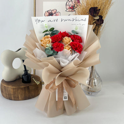 Embrace of Love - Soap Flower Bouquet-Soap Flower-9 stalks-Mix-1-De Fairy Tales