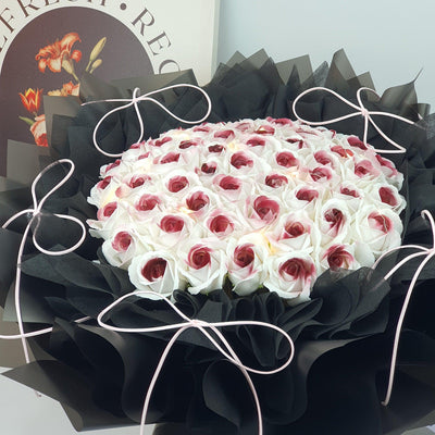 Ethereal Affection - Soap Flower Bouquet-Soap Flower-33 stalks-Pink-De Fairy Tales