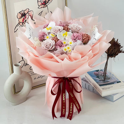 Gentle Radiance - Soap Flower Bouquet
