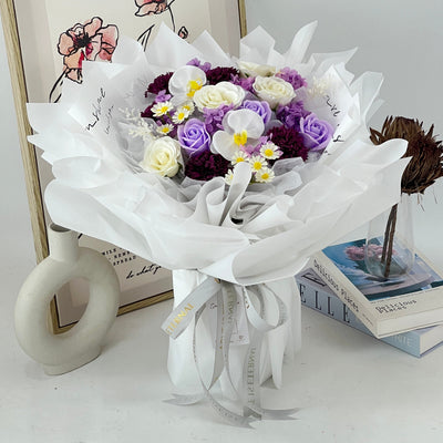 Gentle Radiance - Soap Flower Bouquet