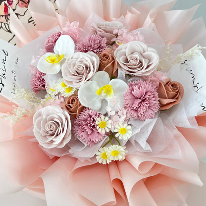 Gentle Radiance - Soap Flower Bouquet