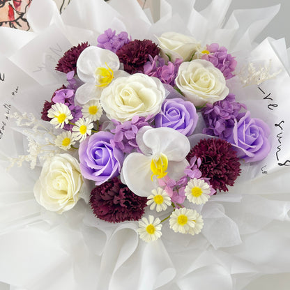 Gentle Radiance - Soap Flower Bouquet