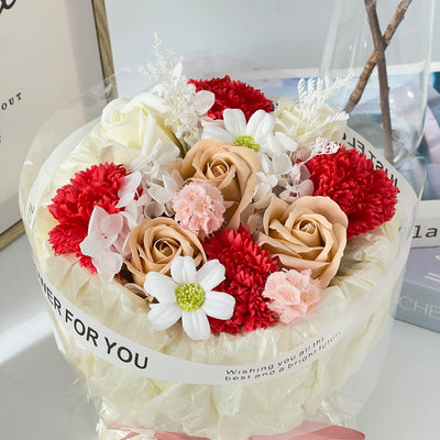 Heartfelt Bloom - Soap Flower Bouquet