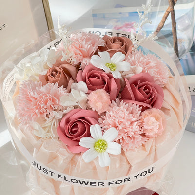 Heartfelt Bloom - Soap Flower Bouquet