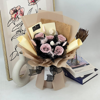 Joyful Affection - Seven Layer Soap Flower Bouquet