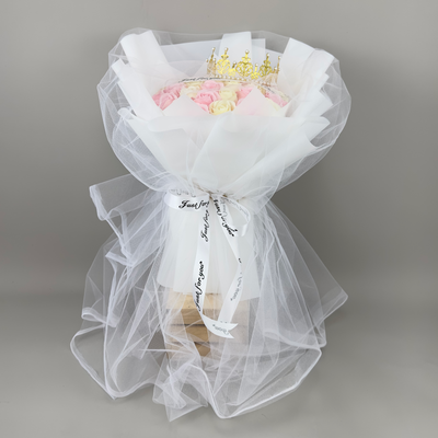 Love's Whispering - Soap Flower Bouquet-Soap Flower-33 stalks-Red-1-De Fairy Tales