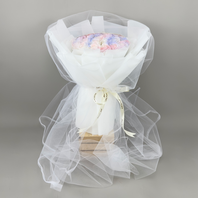 Love's Whispering - Soap Flower Bouquet-Soap Flower-33 stalks-Red-1-De Fairy Tales