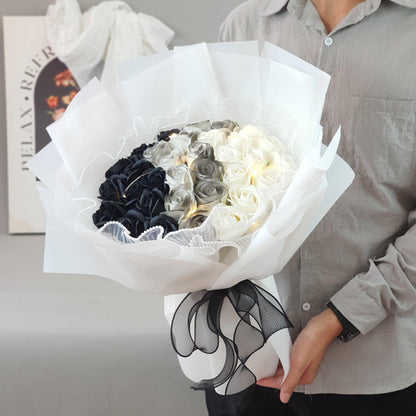 Poetic Love - Soap Flower Bouquet-Soap Flower-33 stalks-Mix-De Fairy Tales